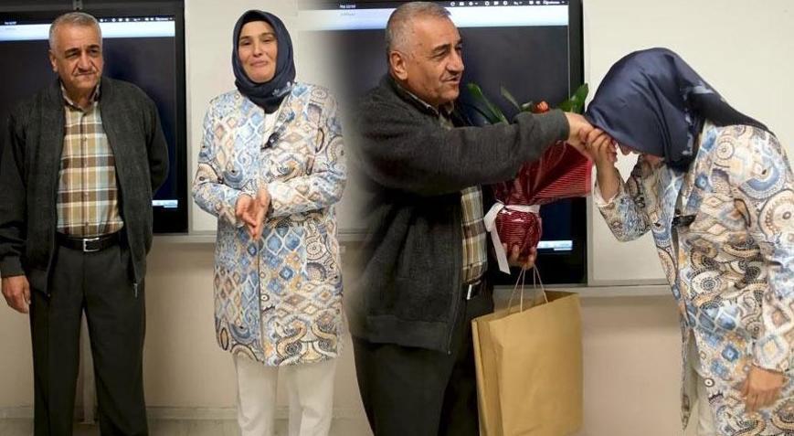 Tam 27 yıl sonra Mezun olduğu sırada öğretmeninin karşısına çıktı: Benim için çok anlamlıydı