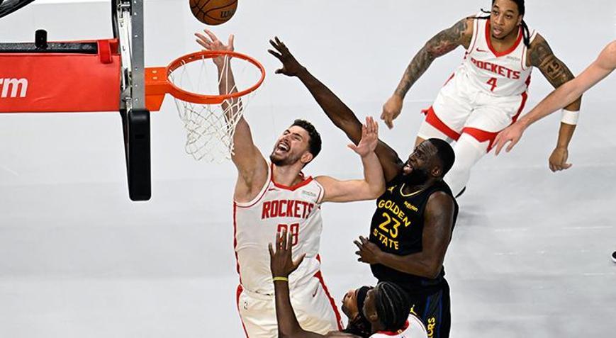 Alperen Şengünlü Rockets, deplasmanda Warriorsı 104-100 yendi
