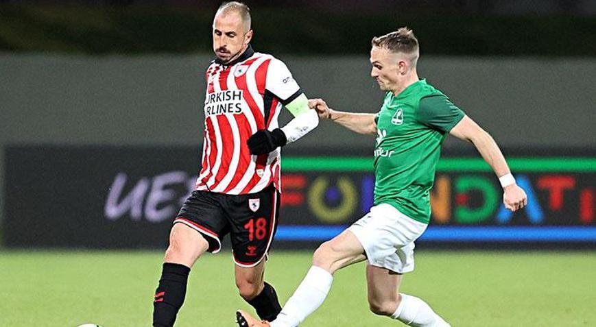 Samsunspor, Breidablik ile berabere kaldı, ilk kez puan kaybetti