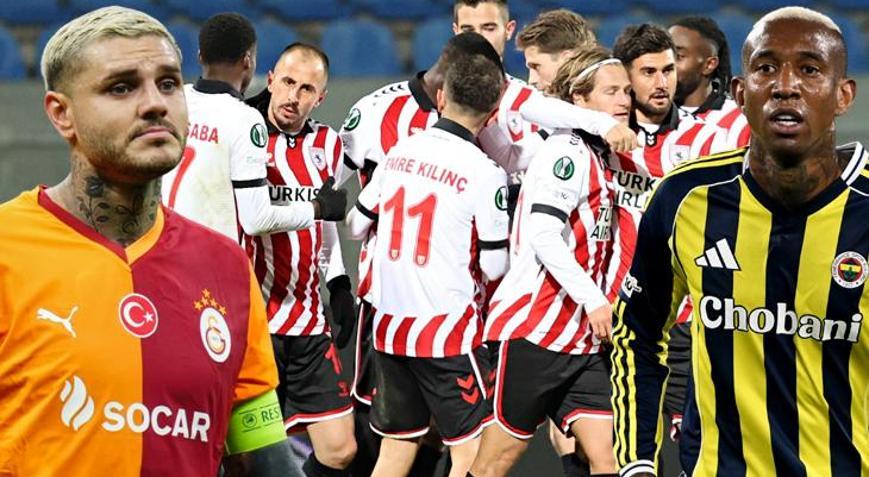 Galatasaray, Fenerbahçe ve Samsunsporun maçları sonrası UEFA ülke puanında son durum belli oldu