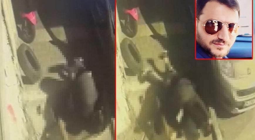 Cinayet anı kameraya takıldı: Sırtından bıçaklayıp başını yere vurdu