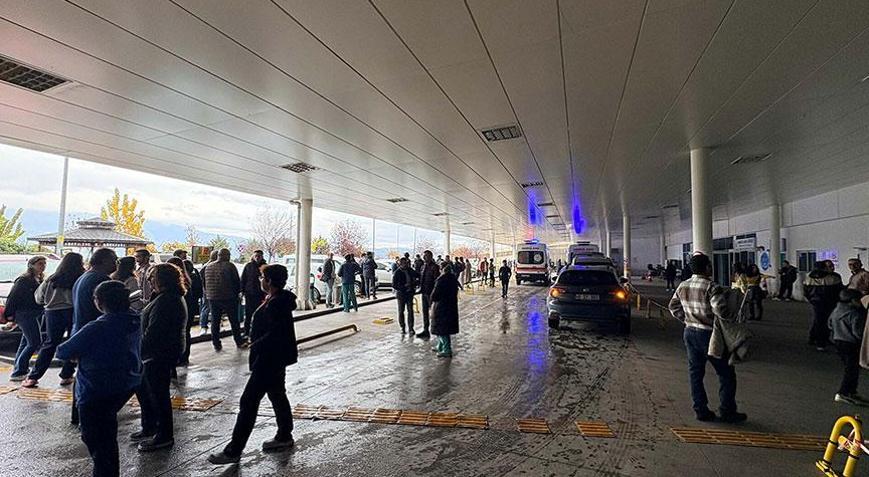 Muğlada hastanede panik Kimyasal madde döküldü, personeller etkilendi