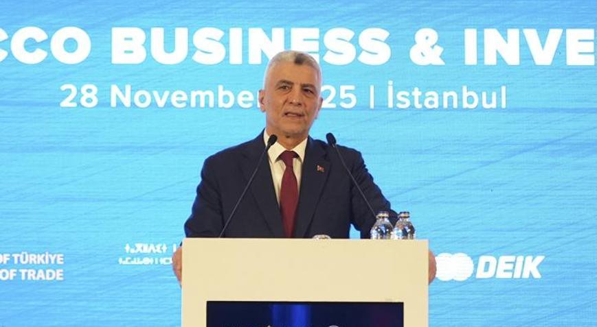 Bakan Bolat, Türkiye-Fas İş ve Yatırım Forumunda konuştu