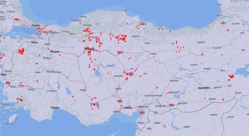 630 coğrafi veri katmanının 100’ü vatandaşın erişimine açıldı