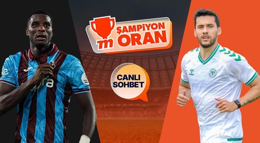 Trabzonspor, Konyasporu konuk ediyor Maçın heyecanı canlı sohbet ve Şampiyon Oranlar ile Mislide