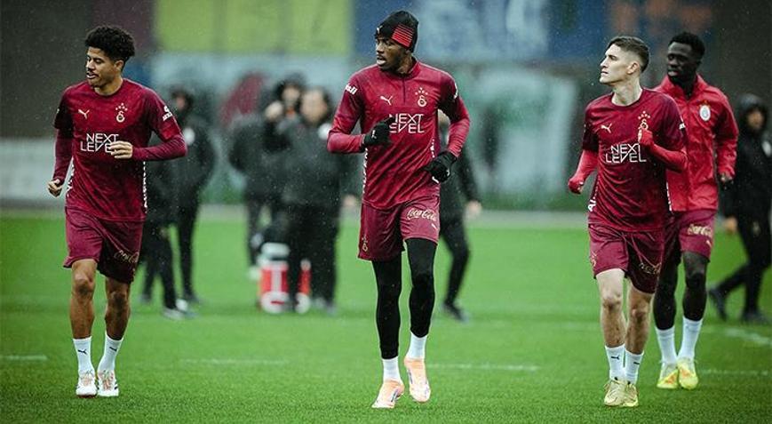 Galatasaraya derbi öncesi müjde 3 yıldız antrenmanda yer aldı, Osimhen gelişmesi