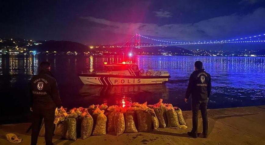 İstanbul’da ele geçirildi Tam 2 ton 350 kilogram canlı midye
