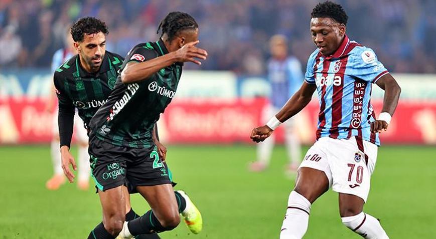 Trabzonspor kendi evinde hata yapmadı, Konyasporu mağlup etti