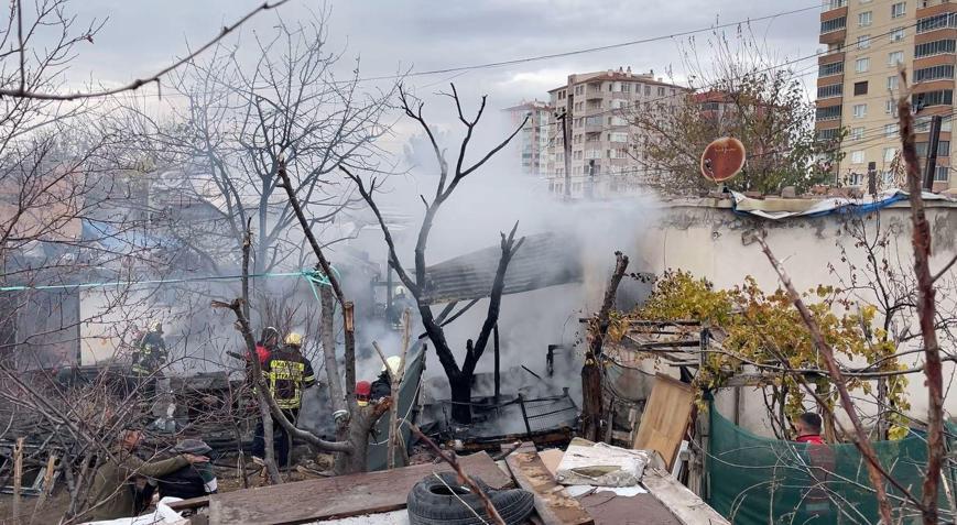 Kayseride evde çıkan yangın söndürüldü