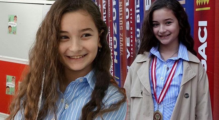 Türkiyenin gururu 9 yaşındaki Lina matematik şampiyonu oldu: Çalıştım ve altın madalyamı aldım