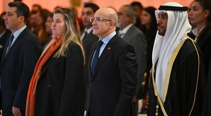Bakan Şimşek, Birleşik Arap Emirliklerinin Birlik Günü resepsiyonuna katıldı