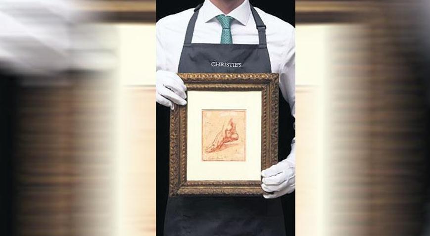 Michelangelo’nun eskizi ilk kez satışta