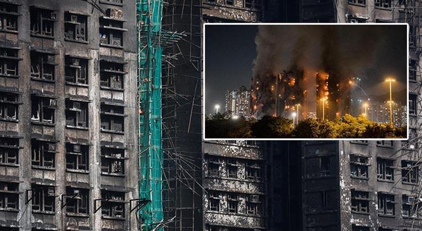 Hong Kongda Tai Po yangını: Ölü sayısı 156’ya yükseldi