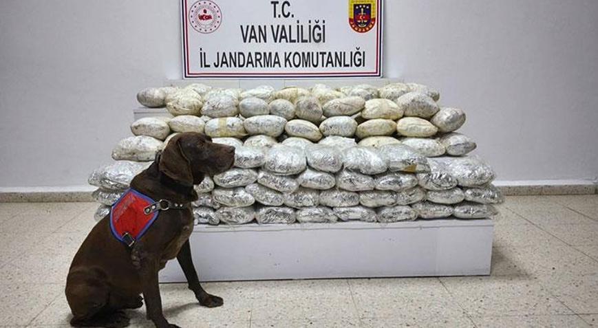 Vanda 60 kilogram uyuşturucu ele geçirildi