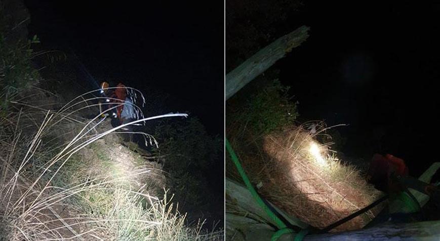 Bursada ormanlık alanda mahsur kalmıştı 58 yaşındaki Uludağ kurtarıldı