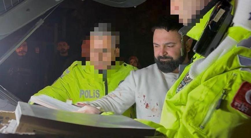 Alkollü araç sürdü, polise tehdit savurdu Sana gerekeni yapacağım