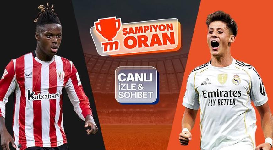 Real Madrid, Athletic Bilbao deplasmanında Maçın heyecanı canlı yayın, canlı sohbet ve Şampiyon Oranlar ile Mislide