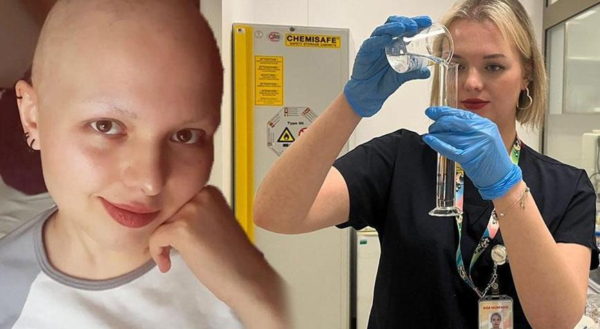 Kanseri yendiği hastanede gıda mühendisi oldu Kemoterapi alırken sınava girdim