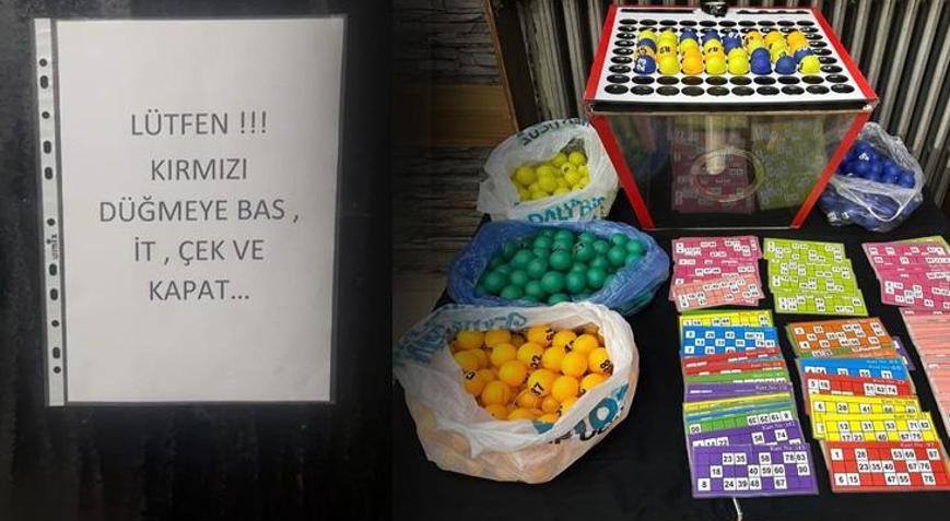 3 kapıdan geçilerek giriliyor Güvercin Sevenler Derneğine kumar baskını