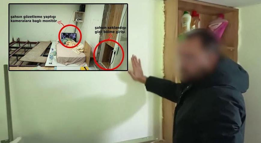 Şeytanın aklına gelmez Kendi yaptığı gizli odada yakalandı