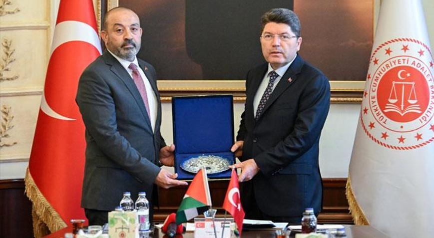 Bakan Tunç, Filistin Başsavcısı Al-Khatibi kabul etti