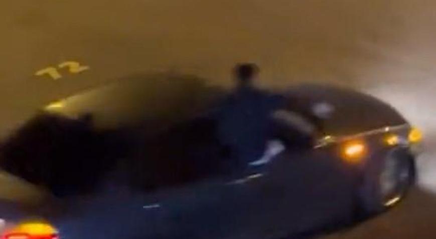 İstanbul-Ümraniye’de drift atan otomobil kamerada