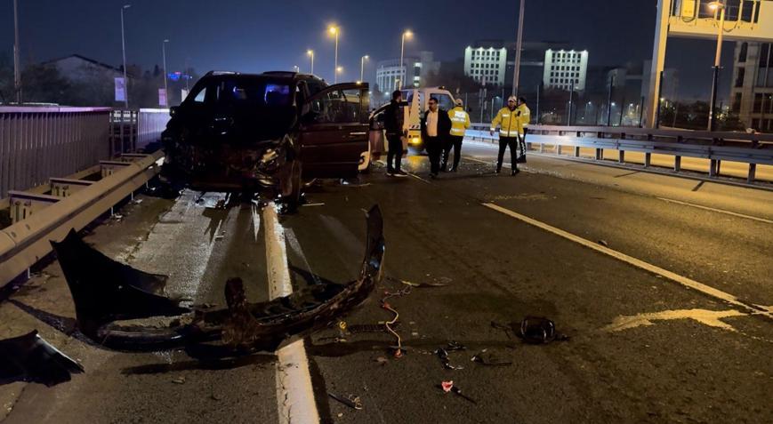 İstanbul - Şişli’de zincirleme kaza: 1’i ağır 2 kişi yaralandı