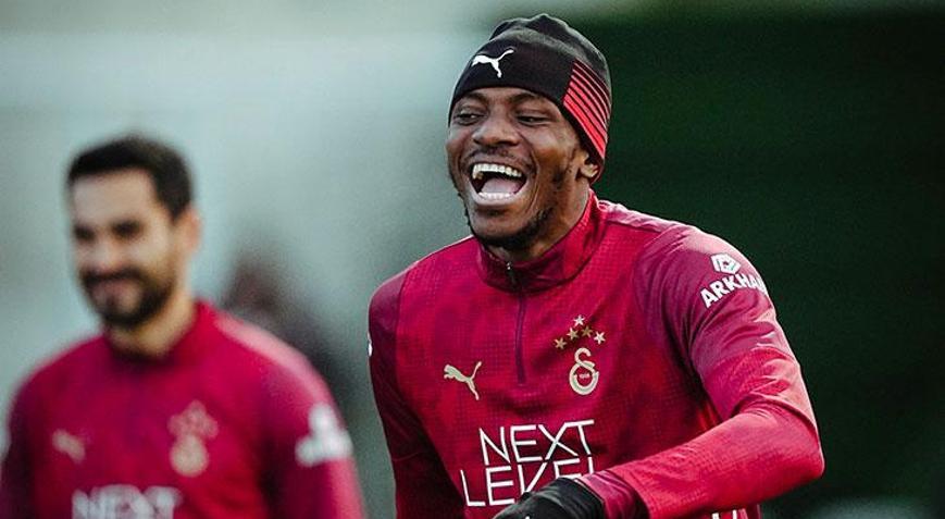 Galatasarayda Samsunspor maçı hazırlıkları sona erdi