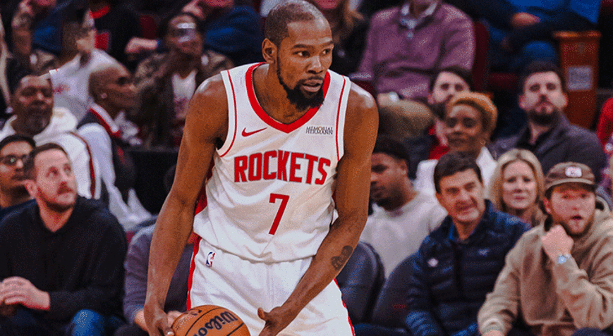 Alperen Şengün oynamadı, Houston Rocketsta Kevin Durant tarihe geçti