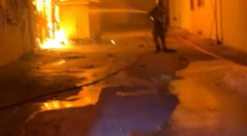 3 katlı binada çıkan ve bitişiğindeki 4 katlı binaya sıçrayan yangın söndürüldü