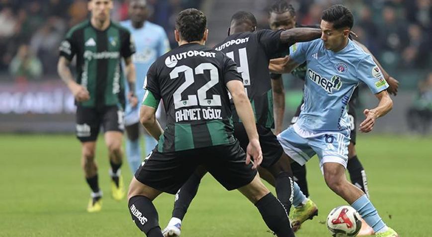 Kocaelispor - Kasımpaşa maçında gol sesi çıkmadı