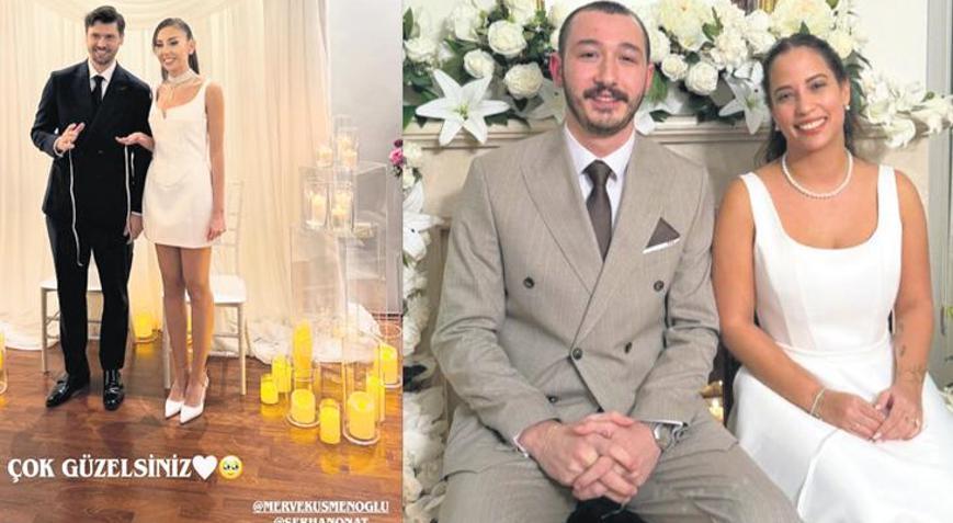 Evliliğe ilk adımı attılar