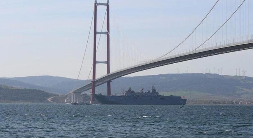 Çanakkale Boğazında gemi arızası