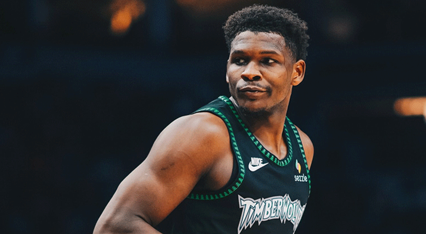 NBAde Anthony Edwardsın 40 sayısı Timberwolvesa yetmedi