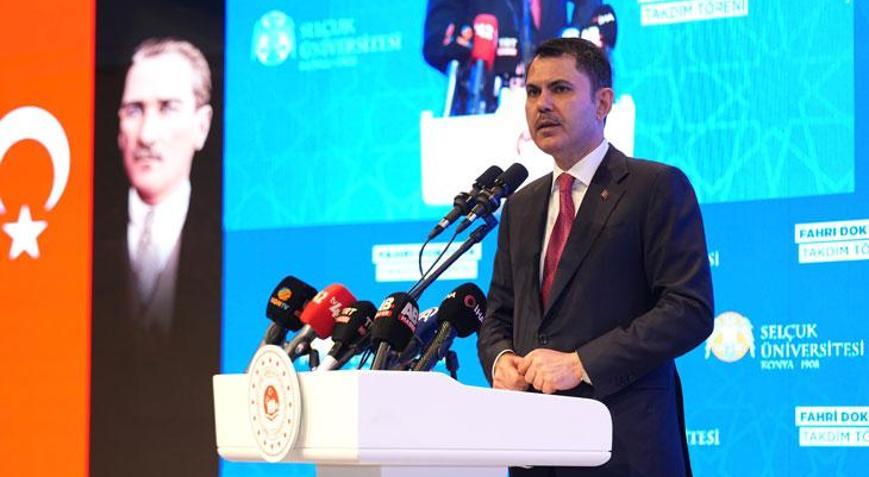 Bakan Kurum: 500 bin sosyal konut projemize 5,5 milyon vatandaşımız müracaat etti”