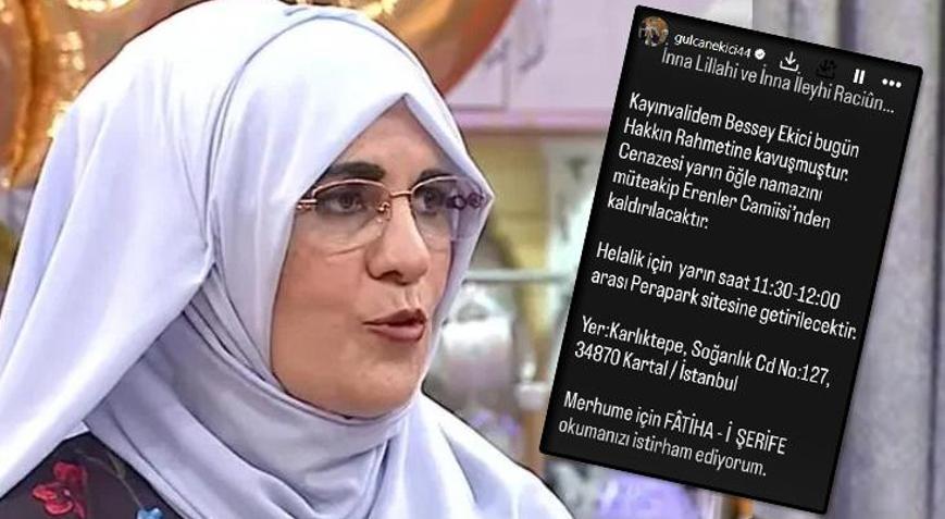 Gelinim Mutfakta'nın fenomen kayınvalidesiydi! Besime Ekici hayatını kaybetti