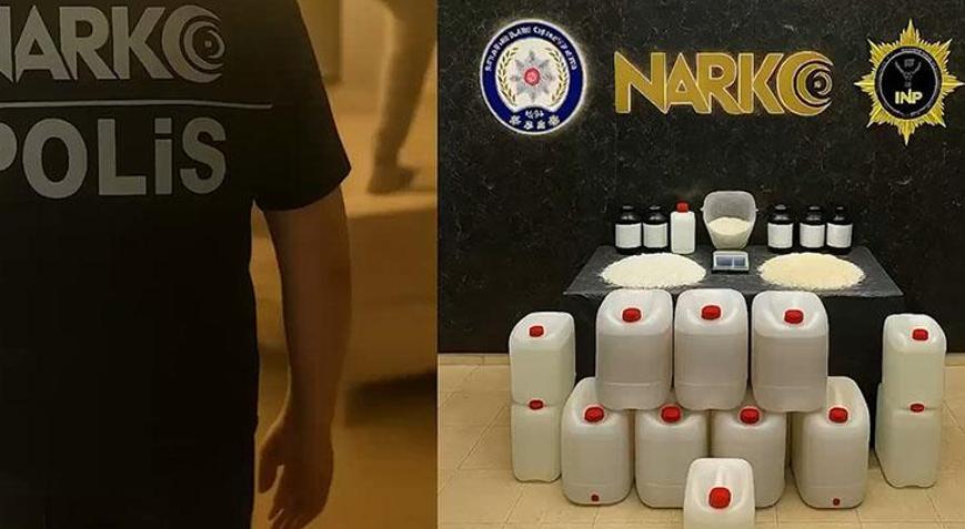 İstanbulda uyuşturucu operasyonu: 92 kilo 350 gram metamfetamin ele geçirildi