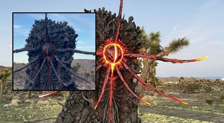 Çölün ortasında görüldü, videoyu izleyen ürperdi Şaka değil, yapay zeka değil