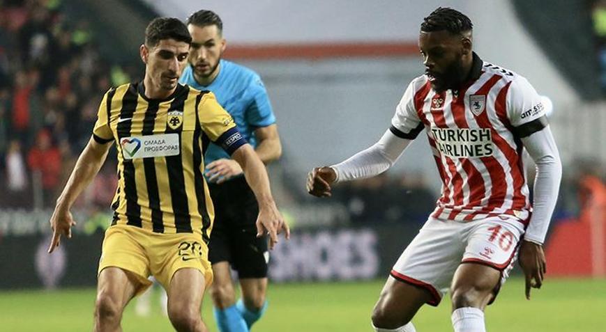 Samsunspor fırsat tepti Temsilcimiz, AEKya mağlup oldu