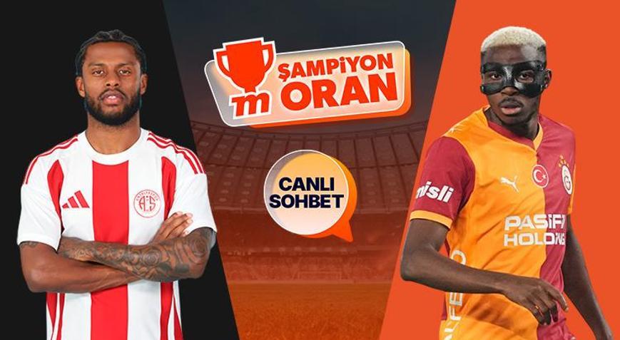 Galatasaray, Süper Ligde Antalyaspora konuk olacak Maçın heyecanı canlı sohbet ve Şampiyon Oranlar ile Mislide