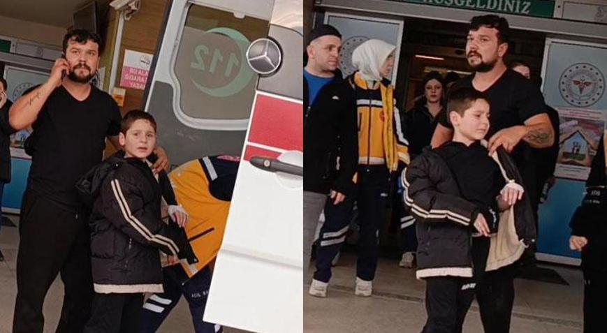 Nacakla oynayan çocuk bin pişman oldu Parmağı kopma noktasına geldi