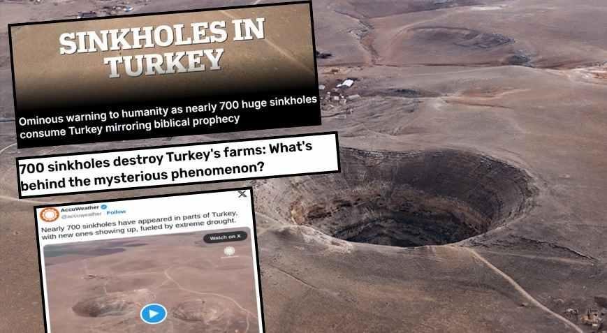 Gizemli fenomen diyerek yazdılar Konyadaki obruklar dünya basınında