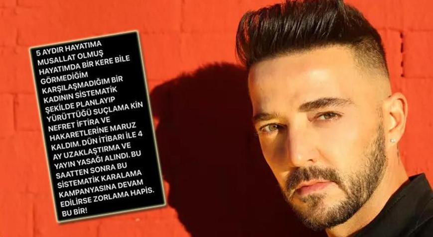 Gökhan Özen uzaklaştırma kararı aldırdı 5 aydır hayatıma musallat oldu