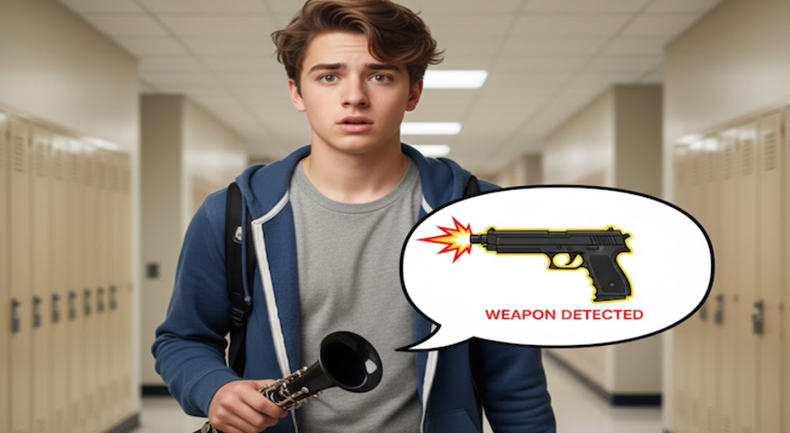 Amerika’da yapay zeka alarmı: Klarneti silah sanan AI okulu kilitledi