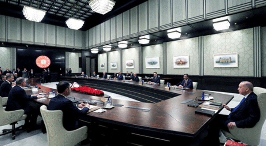 Cumhurbaşkanı Erdoğan liderliğindeki Kabine toplantısı sona erdi