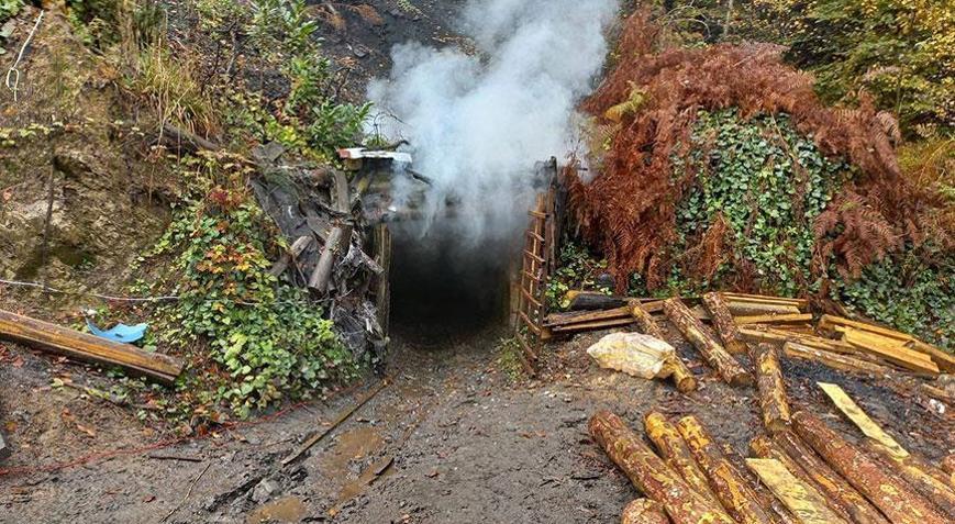 7 kaçak maden ocağı imha edildi
