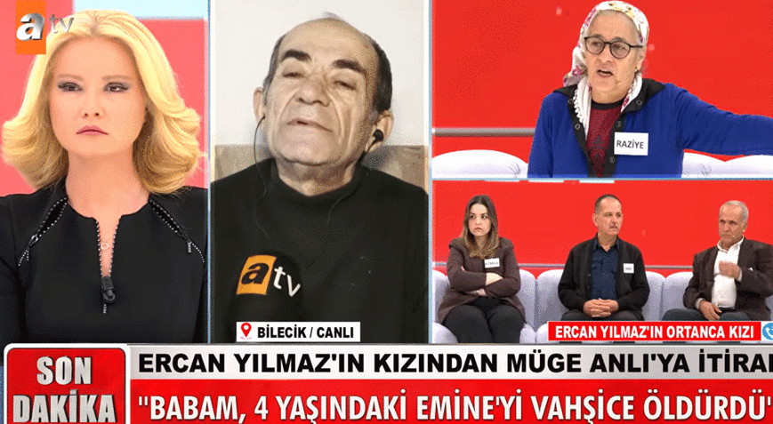 Öz kızlarından babaları hakkında korkunç iddia ‘4 yaşındaki Emine’yi tesbih makinesinde öldürdü’