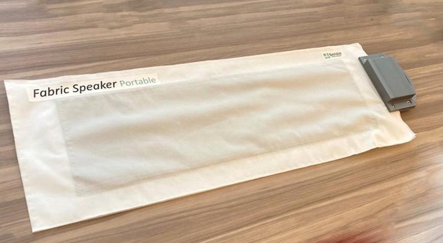 Görenleri şaşırtacak bir buluş: Tamamen kumaştan hoparlör yapıldı