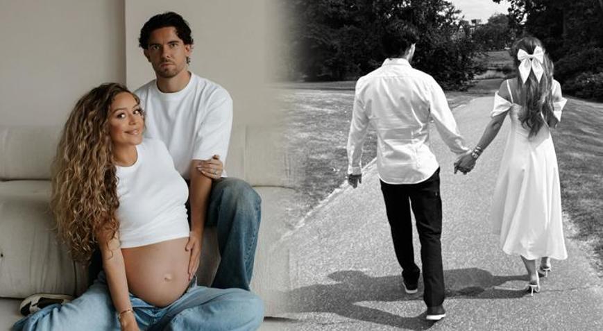 Ferdi Kadıoğlu ve Sera Vrij evlendi Kızımız gelmeden önce samimi tören