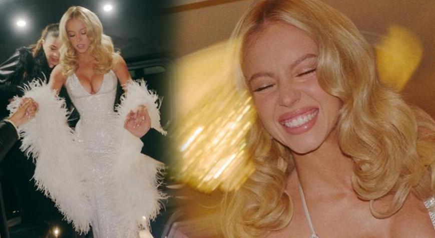 Dünyaca ünlü oyuncu Sydney Sweeney kırmızı halıda fırtınalar estirdi